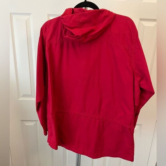 L.L. Bean Vintage Red 1/4 Zip Pullover Jacket Size Medium - Picture 2 of 10